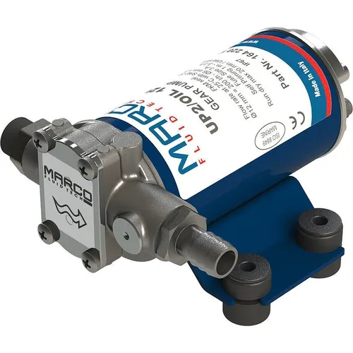 Marco UP2/OIL selbstansaugende Ölpumpe mit Bronzezahnrädern 24 V, made in Italy