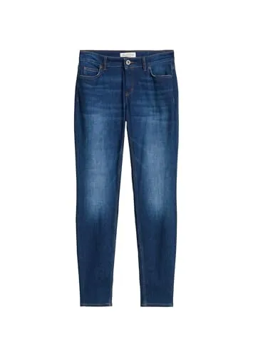 MARC O'POLO Alby Slim Damen Slim-fit-Jeans - Damen Slim-fit-Jeans in dunkelblau, aus 92% Baumwolle, ideal für lässige Looks und langlebig durch stabilen Denim-Stoff.