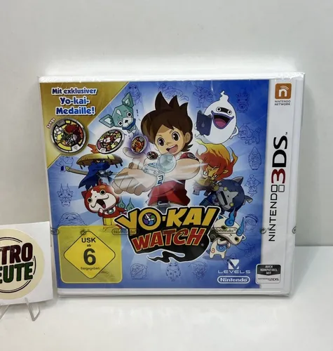 Yokai Watch für Nintendo 3DS - Blitzversand! - Action & Abenteuer Spiel aus 2008, inkl. Handbuch, USK 12, ideal für Fans von Nintendo-Spielen.