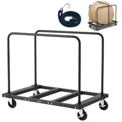 VEVOR Plattenwagen 816 kg - Robuster Transportwagen mit Lenkrollen - Bauplatten - Hohe Tragfähigkeit von bis zu 816 kg, ideal für Fabrik, Lager und Garage. Mit stabiler Basis und 360°-Bewegung für effizienten Transport.