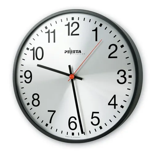 Peweta Nebenuhr 85.240.411 – Präzise Wanduhren - Elegante Nebenuhr für den Innenbereich, ideal für Wartezimmer oder Empfangsbereiche. Mit modernem Funkmechanismus für exakte Zeitangaben.