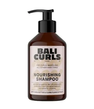 BALI CURLS Nourishing Shampoo 250 ml - Mildes Shampoo für Locken mit Sheabutter & Ylang-Ylang, sorgt für Feuchtigkeit und Geschmeidigkeit. Ideal für die Curly Girl Methode, vegan und tierversuchsfrei.