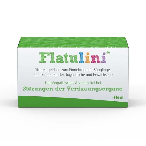 Flatulini Globuli - Praktische Globuli zur Unterstützung der Verdauung, ideal bei gelegentlichen Beschwerden wie Blähungen und Bauchkrämpfen. Für Kinder und Erwachsene geeignet.