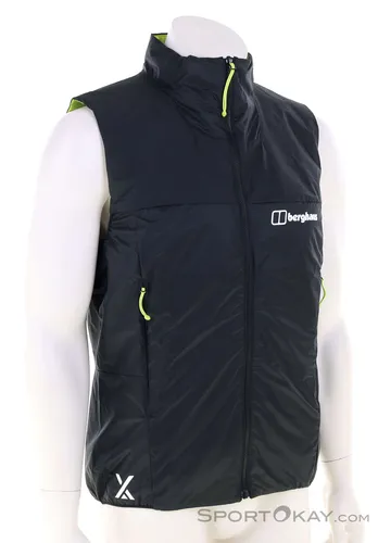 Berghaus MTN Arete LB Synthetic Herren Outdoorweste in Schwarz - XL - Wendbare Outdoorweste für Herren in Schwarz, winddicht und atmungsaktiv. Ideal für sportliche Abenteuer, bietet vielseitige Wärme und hohen Tragekomfort. Perfekt für jede Jahreszeit, leicht und kompakt.