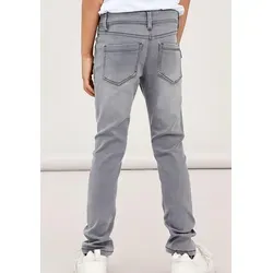 Name It Stretch-Jeans NKMSILAS für Jungen - Modische Kinderhose in slim fit mit verstellbarem Bund und elastischem Denim, ideal für aktives Spielen und Tragen.