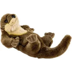 Carl Dick Otter liegend, ca. 22cm, 32cm mit Schwanz 1821001 Kuscheltier, Plüschtier, Stofftier