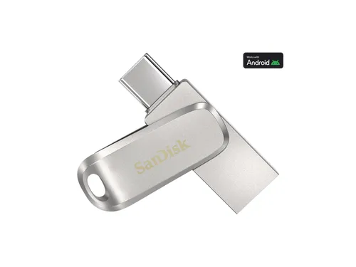 SanDisk Ultra Dual Drive Luxe USB 2TB - Schneller Datentransfer - Der SanDisk Ultra Dual Drive Luxe USB bietet 2TB Speicherplatz und eine Übertragungsgeschwindigkeit von bis zu 400MB/s. Ideal für die einfache Speicherung und den Transport großer Datenmengen.