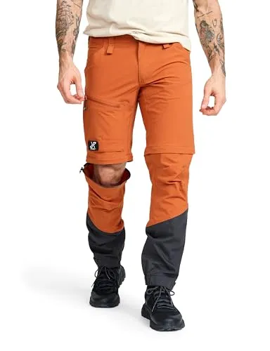 RevolutionRace RVRC GP Pro Stretch Zip-Off Pants für Herren - Wanderhosen mit 4-WAY STRETCH und Belüftungsreißverschlüssen für maximalen Komfort und Luftzirkulation, ideal für Outdoor-Aktivitäten.