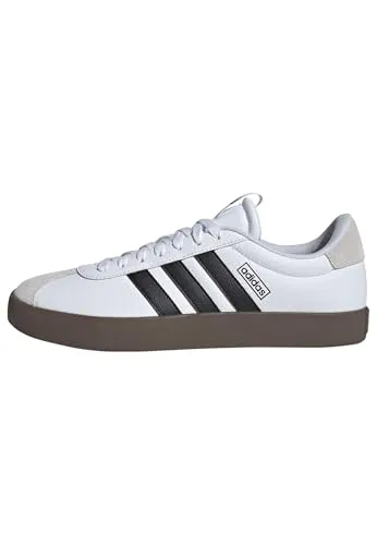 Adidas VL Court 3.0 - Weiss - Sneaker aus hochwertigem Wildleder mit vulkanisierter Gummiaußensohle für optimalen Grip, ideal für urbanen Alltag und aktive Tage.