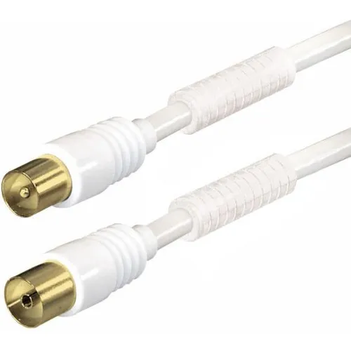 Hapena FAASG/2m 12721-SBVerpack. Koax Anschlusskabel ws. - Kabel - Antenne/TV (110 dB, Antennenkabel) (12721)
