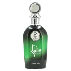 Arabiyat Prestige Ishatar Citrus Oud Edp 110ml - Unisex Eau de Parfum Arabiyat Prestige Ishatar Citrus Oud, 110 ml. Frische Zitrusnoten treffen auf warme Oud-Akzente. Ideal für Alltag und besondere Anlässe, verleiht es Stil und Individualität.