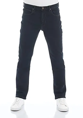 Lee Brooklyn Straight Herren Jeans - Blue Black, 30W/32L - Jeans für Herren im Straight Fit, aus 95% Bci Baumwolle für hohen Tragekomfort, ideal für lässige Outfits.