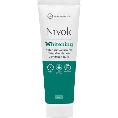 Niyok Natürliche Zahncreme Whitening Minze   75 ml