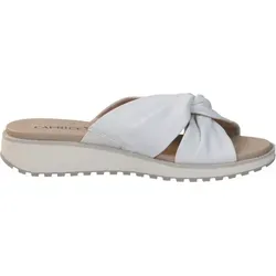 CAPRICE Pantolette 9-27202-42 G-Weite - Pantoletten für Damen, bequeme G-Weite mit hochwertigem Leder, innovative CAP Memotion-Technologie für optimale Dämpfung und hohen Tragekomfort, perfekt für den Sommer.