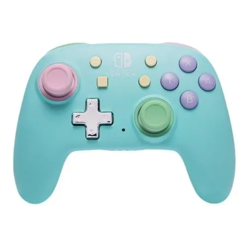 PowerA Nano Kabelloser Controller für Nintendo Switch - Spring Dream - Ergonomischer Bluetooth-Controller für Nintendo Switch und Switch Lite mit bis zu 20 Stunden Akkulaufzeit und programmierbaren Tasten für ein verbessertes Spielerlebnis.