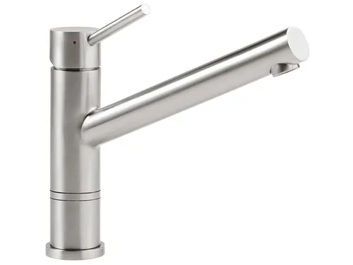 Villeroy & Boch Como X Hochdruckarmatur aus Edelstahl - Edelstahl Armatur mit 360° Schwenkbereich und 9,0 l/Min Durchfluss, ideal für moderne Küchen und Badezimmer.