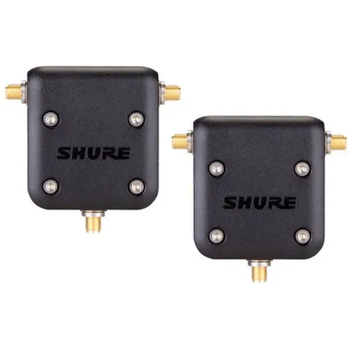 Shure UA221DB-RSMA Antennensplitter - Drahtlos-Zubehör; Passiver Antennensplitter mit RSMA Anschluss, ideal für den gleichzeitigen Betrieb von 2 GLXD4R+ Empfängern.