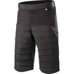 Alpinestars Denali 2 Fahrradshorts - Schwarz-Grau, Größe 28 für Männer - Fahrradbekleidung mit hervorragender Primaloft®-Isolierung und wasserabweisender Konstruktion für optimale Leistung bei jedem Wetter und viel Bewegungsfreiheit.