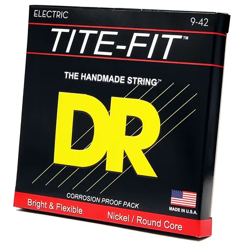 Saiten E-Gitarre DR Strings Tite-Fit LT-9 .009-042 Gitarrensaiten E- Gitarre NEU