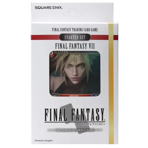 Square Enix Sammelkarte Final Fantasy 7 Starter - Feuer & Erde - Trading Card Game
