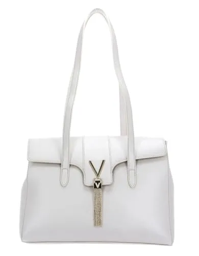 Valentino Damen Divina Sa Satchel in Platinfarben - Elegante Handtasche von Valentino, platinfarben, ideal für stilbewusste Frauen. Perfekt für jeden Anlass und bietet ausreichend Platz für Ihre Essentials.