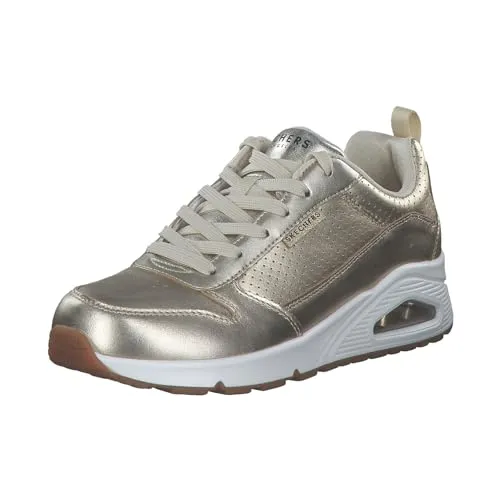 Skechers Adult UNO METALLIXS - Damen-Sneaker - Anatomisch geformtes Fußbett für optimalen Tragekomfort, hochwertig verarbeitet und ideal für Outdoor-Aktivitäten sowie vielseitig kombinierbar.