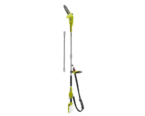 Ryobi Akku-Hochentaster MAX POWER 36 V - Kategorie: Sägen, drahtloser Akku-Hochentaster mit 25 cm Schwertlänge für geräuscharmes Arbeiten und maximale Flexibilität beim Schneiden von Ästen.