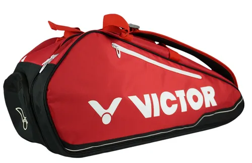 Victor Racketbag Doublethermobag 9115B - Sporttasche mit 2 geräumigen Hauptfächern und Schuhfach, ideal für Sportler, die Ordnung und Komfort schätzen.