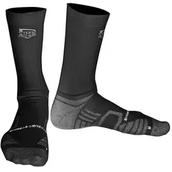 SPATZWEAR Aero Sokz Socken | Schwarz M/L (45-49) - Die SPATZWEAR Aero Sokz Socken bieten eine aerodynamische Passform und rutschfesten Halt durch ein spezielles Silikon. Ideal für Radfahrer, die Komfort und Funktionalität im Sommer und Übergangszeiten suchen.