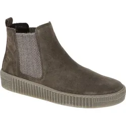 Gabor 73.731 Damen Stiefeletten - Bequeme Chelsea-Boots in Braun - Wanderschuhe - Modische Stiefelette aus weichem Veloursleder mit Best Fitting für optimale Bequemlichkeit und herausnehmbarem Fußbett.