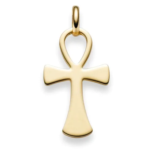 Ägyptisches Kreuz Leben & Wiedergeburt Anhänger aus 585 Gelbgold - Eleganter Anhänger in Form eines ägyptischen Kreuzes, gefertigt aus 585er Gelbgold. Ideal für besondere Anlässe oder als stilvolles Accessoire für jeden Tag.