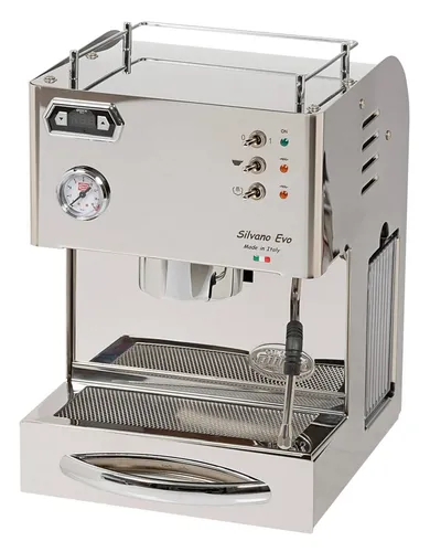 Quick Mill 04005 Silvano Espressomaschine - Siebträgermaschine mit dualem Heizsystem für perfekten Espresso, Cappuccino und Latte Macchiato – ideal für Kaffeeliebhaber, die Wert auf Präzision und schnelles Aufheizen legen.