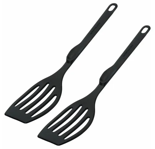 WESTMARK Pfannenwender 2 Stk., Pfannenwender, Länge je: 28,3 cm, Kunststoff, Flonal, Schwarz