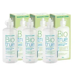 Biotrue All-in-one Lösung 3x 300ml von Bausch + Lomb - Zubehör für Kontaktlinsen, pflegt und reinigt Kontaktlinsen sanft und effektiv für optimalen Tragekomfort.