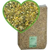 MeineHennen HENNEN VITAL EXZELLENT 15 Kg Premium Hühnerfutter und Wachtelfutter Körnerfutter Geflügelfutter Hennenfutter Alleinfutter für Hühner
