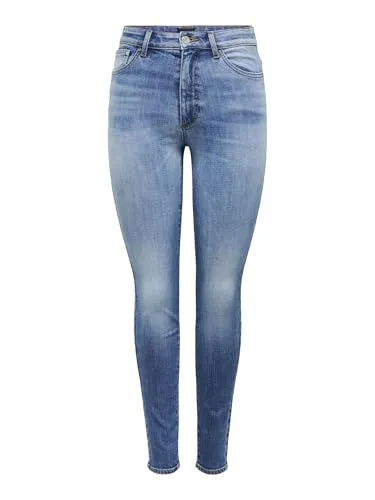 ONLY Skinny-fit-Jeans ONLFOREVER ICON HW SK LAK DNM GEN474NOOS - Stylische Skinny-fit-Jeans für Damen, mit bequemer Stretch-Qualität für perfekten Sitz und viel Bewegungsfreiheit. Ideal für vielfältige Outfits in deiner Freizeit.