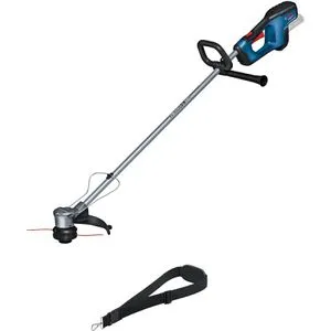 Bosch Rasentrimmer GRT 18V-33 - Rasentrimmer & Motorsensen mit bürstenlosem Motor für hohe Leistung und lange Laufzeit. Ideal für sauberes Trimmen dank Anti-Tangle-Funktion und Pflanzenschutzbügel.