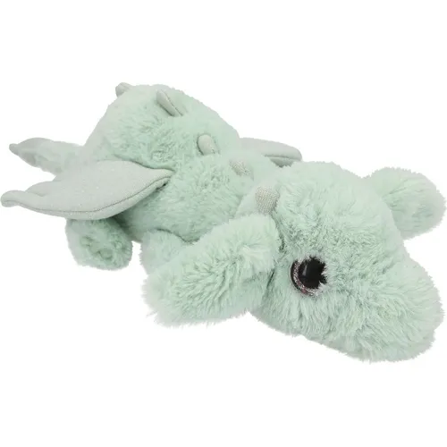 Depesche Snukis Kuscheltier Drache in Mintgrün - Niedlicher Plüschdrache mit weichem Fell und glitzernden Augen – ideal zum Kuscheln und Spielen. Perfekter Begleiter für Kinder, ob zu Hause oder unterwegs. Maße: ca. 20 cm.