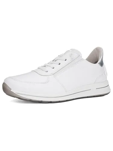 Ara OSAKA Slip-On Sneaker - Keilsneaker mit Easy2Go-Einschlupf in Silber/Weiß - Sneaker mit sportlichem Stil und atmungsaktivem Innenmaterial. Der innovative Easy2Go-Einschlupf sorgt für höchsten Tragekomfort und eine perfekte Passform.