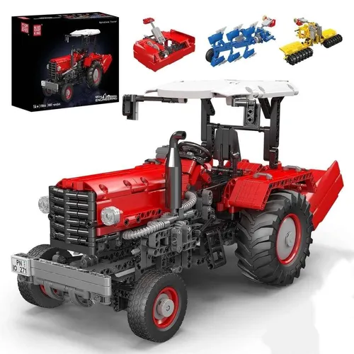Mould King 17064 Traktor - Klemmbausteine Set - 1857-teiliges Traktor-Bausteinset für kreative Bauprojekte. Kompatibel mit LEGO, ideal für Fans ab 14 Jahren. Spaß und Herausforderung in einem!