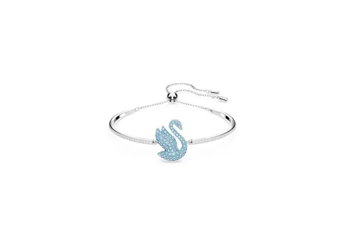 Swarovski Armband Iconic Swan Armreif 5660595 - Elegantes Armband in blau, das mit funkelnden Kristallen für einen glamourösen Look sorgt – ideal für besondere Anlässe.