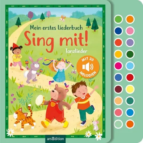 Sing mit! Tanzlieder - Mein erstes Liederbuch mit 20 Melodien - Entdecken Sie 20 beliebte Kinderlieder in einem hochwertigen Liederbuch. Ideal zum Hören, Tanzen und Mitsingen – fördert die Kreativität und den Spaß am Musizieren! Perfekt für kleine Entdecker! | Kategorie: Bücher