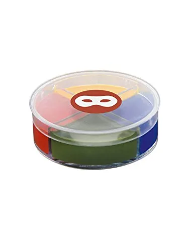 Professionelle Theater-Schminke - Fasching - Make-Up Set Creme Schminkdose 4 Farben - Halloween Karneval Motto-Party