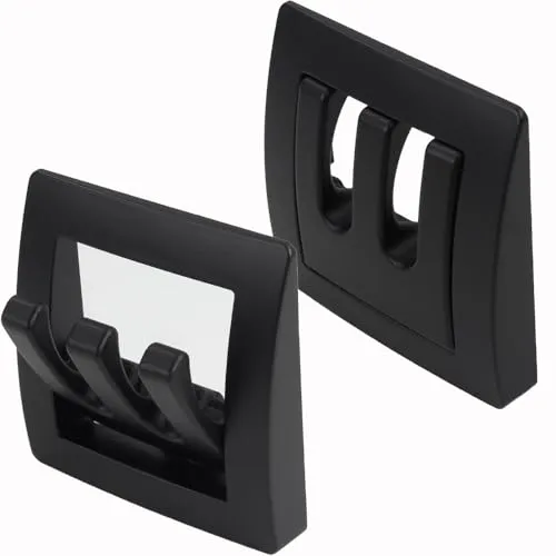 pro-Styling design for perfection Garderobe Kleiderhaken Haken 3fach klappbar Wohnwagen Wohnmobil Caravan Camper Boot schwarz