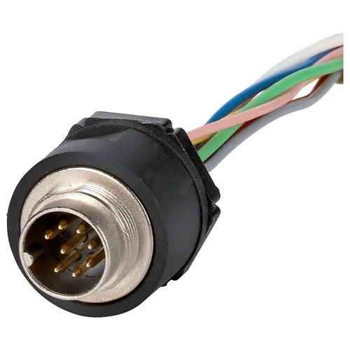 Eaton Gehäusedurchführung SWD4-SM8-20 - Rundsteckverbinder für M22 8-polig, ideal für zuverlässige elektrische Verbindungen in industriellen Anwendungen.