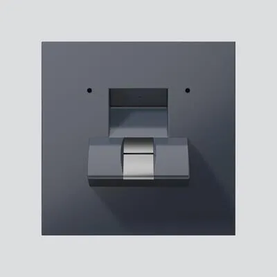 Siedle FPM 600-0 AG Fingerprint-Modul, anthrazit - Türklingelanlage mit hochwertigem Fingerprint-Scanner für sichere Zutrittskontrolle und modernes Design.