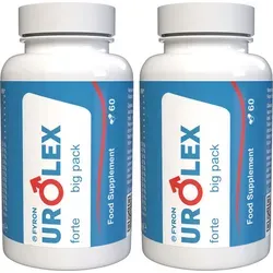 Urolex für Männer - 120 Kapseln im 2er Pack, hochdosiert mit L-Arginin, Ginkgo und Maca für optimale Fruchtbarkeit und Vitalität