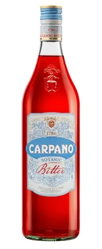 Carpano Botanic Bitter - 1l - Likör & Kräuterschnaps, faszinierend harmonisch und aus 230 Jahren Tradition mit erlesenen Zutaten wie Safran und Chinarinde.