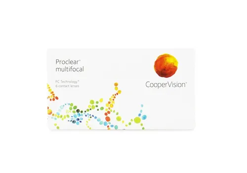 Cooper Vision PROCLEAR® Multifocal Monatslinsen 6er Pack - Multifokale Kontaktlinsen von Cooper Vision für klare Sicht in allen Entfernungen. Hoher Tragekomfort dank innovativer PC Technology und ideal für empfindliche Augen.