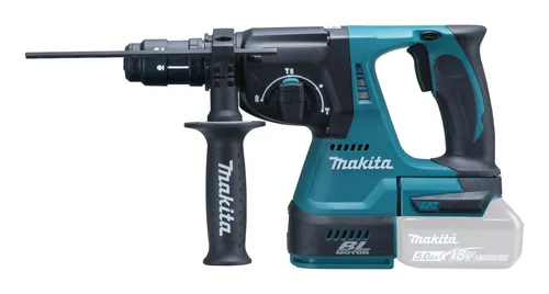 Makita Bohrhammer DHR243Z - SDS+ 18V, 2 Joule Schlagkraft, ideal für Bohren, Hammerbohren und Meißeln